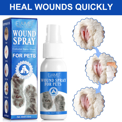 Spray per ferite per animali domestici 30 ml