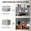 Outsunny Laterales para Carpa Gris 300 x 198 cm 5