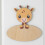 Dekorative Plakette - Vintiun - Giraffe - Pappelholz - Anpassbare Klebefläche 4