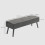 Homcom Banco de Cama Gris 114 x 38 x 42 cm 2
