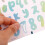 20Feuilles Lettres Adhésives Vinyle Multicolores Étanches Pour Déco 4