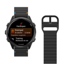 Bracciale ActiveFlex per Garmin Forerunner 55/165, nero