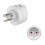 Reiseadapter Typ B, 3 Pole, für USA, Kanada, Karibik, Ostasien 1