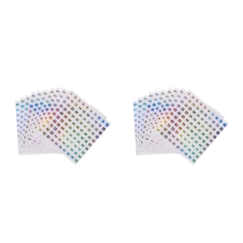 40Feuilles Stickers Ronds Multi Usage Imperméables Bébé 2