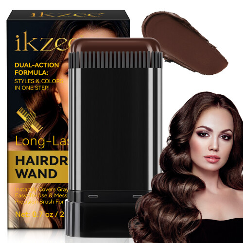 (Dark brown) Pettine per capelli Stick Pettine per capelli Multicolor 20g