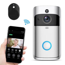 (White) Hot Smart Video Doorbell Camera Wireless WiFi Phone Bell Intercom Home Security 720P Remote Monitor Night Vision Door Bell