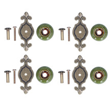 4 Zinc Alloy Furniture Handles Set