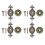 4 Pack Drawer Handles Zinc Alloy 15