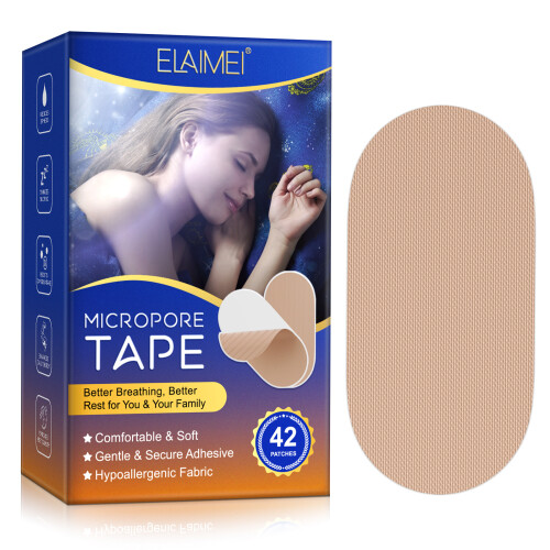 (Nude color) Patch ovale microporosa elastica per bocca chiusa Patch multicolore per bocca chiusa 42p