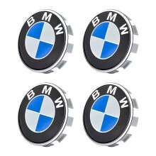 4PCS 56MM BMW Alloy Wheel Centre Caps