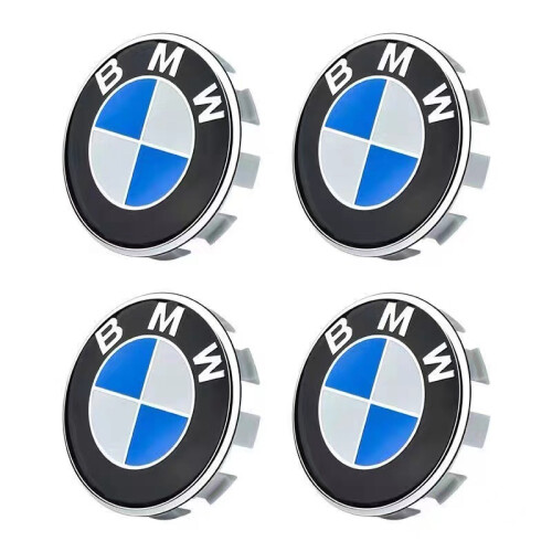 4PCS 56MM BMW Alloy Wheel Centre Caps
