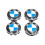 4PCS 56MM BMW Alloy Wheel Centre Caps 3