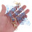 1Chaîne Mini Bleu Ciel Sac À Main Décorative 7