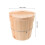 1Seau En Bois Beige Baril Serviettes Salon Spa Usage 2