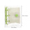 Mini Carnet Vert Transparent Pour Étudiants Design Mignon 2