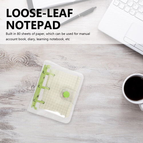 Mini Carnet Vert Transparent Pour Étudiants Design Mignon 2
