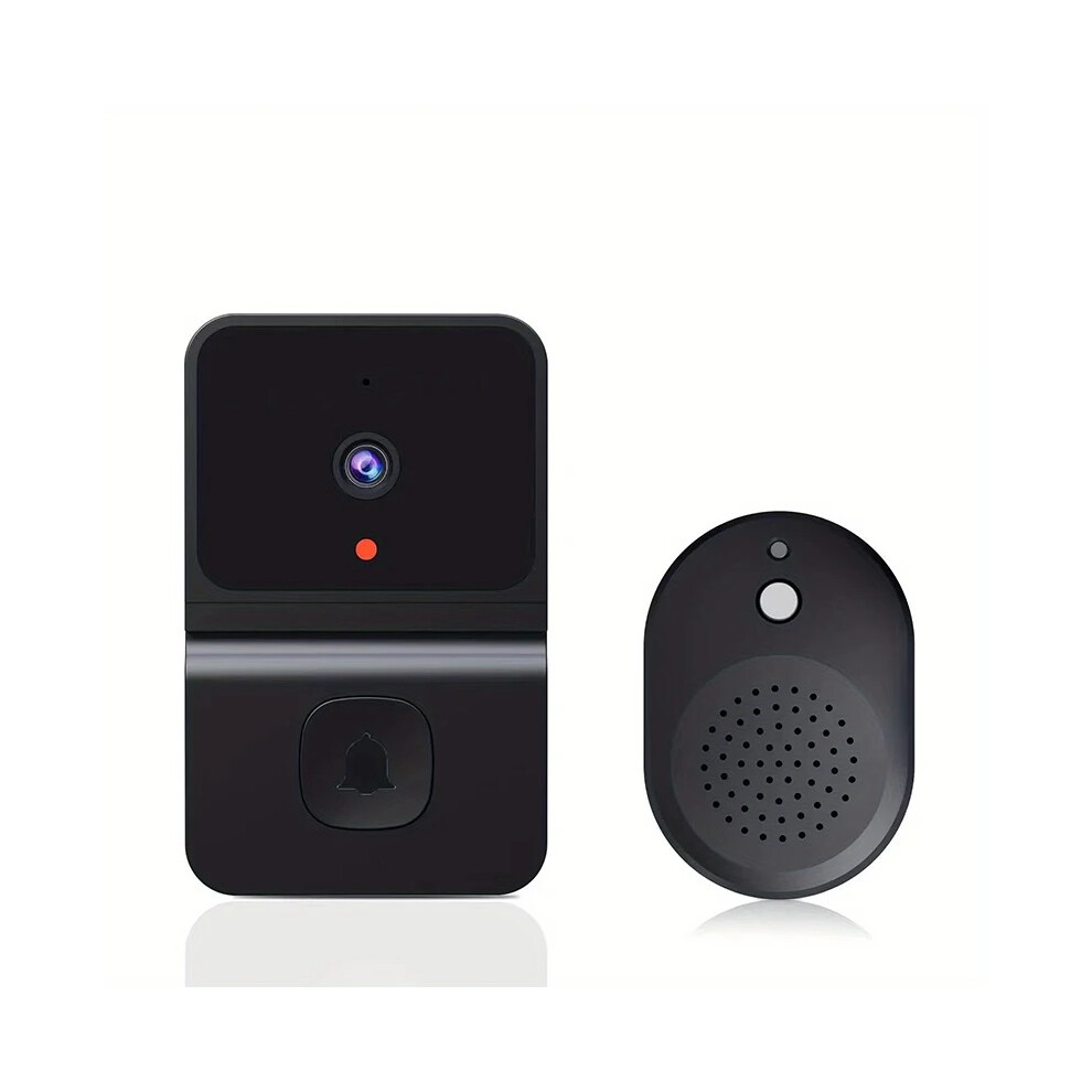 (Black) Wireless Wifi Doorbell Camera Waterproof 720P Hd Video Door Bell Smart Outdoor Wireless Doorbell With Camera Night Vision 4017648540597