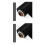2Rouleaux Vinyle Permanent Noir Pour Déco Résistant 5