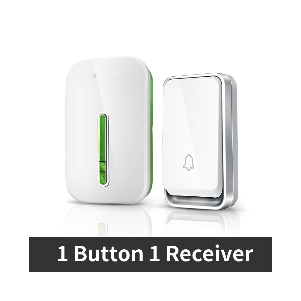 Self-Powered Wireless Doorbell No Battery Needed, 100Db Loud Chime, 120M Range, Waterproof (Ip44), 52 Melodies 4017648540610