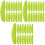 120Pcs Lightweight Plastic Fake Green Beans Creative Vegetable Models 2