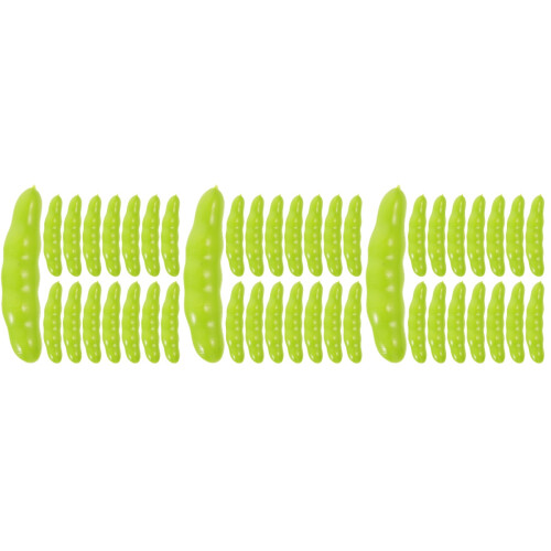120Pcs Lightweight Plastic Fake Green Beans Creative Vegetable Models 2