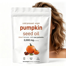 300PCS Pumpkins Seed Oil Capsules,Supports Hair