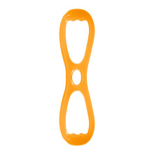 (Orange)Bucles de resistencia de fitness para adultos con material Tpr para estiramientos y esculpir el cuerpo