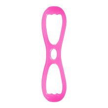 (Pink)Bucles de resistencia de fitness para adultos con material Tpr para estiramientos y esculpir el cuerpo