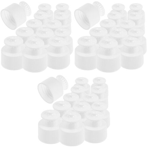 120Pièces Bouchons À Vis Transparente Pour Bouteilles 1