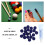 1Ensemble Kit De Réparation Queue Billard Cuir Avec Affûteur 4