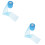 2Rouleaux Bande Athlétique Bleue Portable Coupe Facile 5