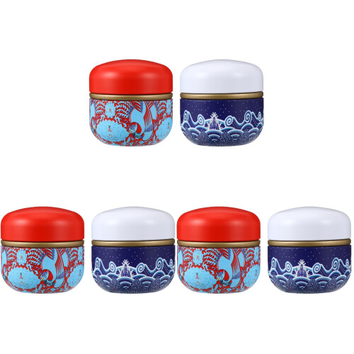 6Pièces Pots En Métal Pour Sucre Décoration 1