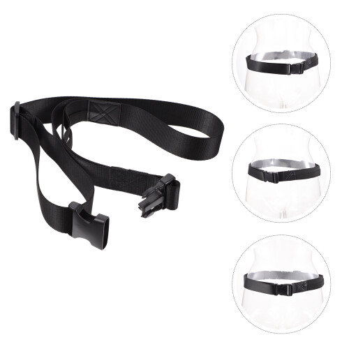 1Ceinture Caméra Noire Ajustable Avec Fixation Rapide Pour Voyage 2