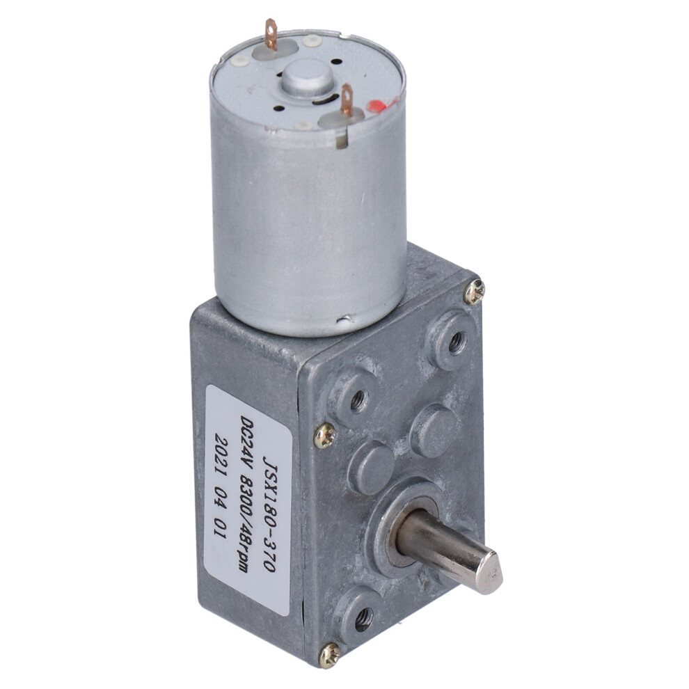DC24V Worm Gear Motor 48rpm Self-Locking
