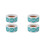 4Rouleaux Stickers Taille Ronds Vêtements Vert Qualité 11
