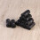 24Rouleaux Caca Noir Motif Patte 3