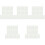 50Feuilles Autocollants DIY Lettres Argent 2