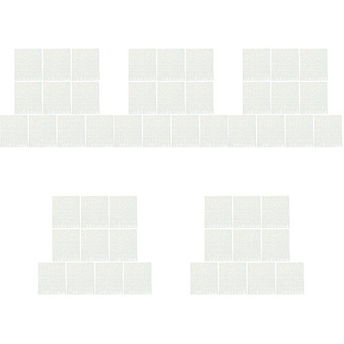 50Feuilles Autocollants DIY Lettres Argent 1