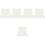 50Feuilles Autocollants DIY Lettres Argent 3
