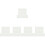 50Feuilles Autocollants DIY Lettres Argent 4