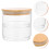 2Ensembles Boîtes En Verre Couvercles Pour Café Snacks 8