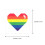 40Tatouages Stickers Éphémères Gradient Arc-En- Décoration 2