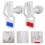 8Pièces Robinet Pour Distributeur Rotation 360 Matériau PP 8