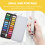 1Ensemble Kit Portable Rose Peinture Gouache Multi-Fonction 9