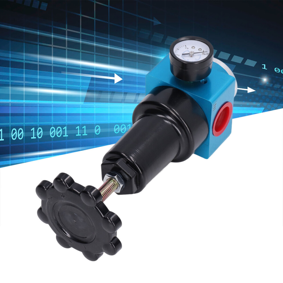 Medium Pneumatic Valve with Pressure Gauge