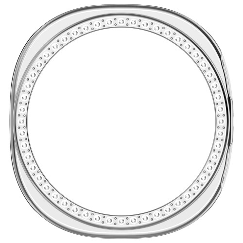 Capa de PC Elegante para Samsung Galaxy Watch 8 44mm Silver 1