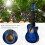 38-inch full-size blue classical acoustic guitar 4