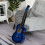 38-inch full-size blue classical acoustic guitar 2