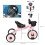 Kids Trike, Tricycle, with Adjustable Seat- Pink 3