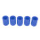 16mm Vacuum Line Cap Set 10 Piece Blue 8